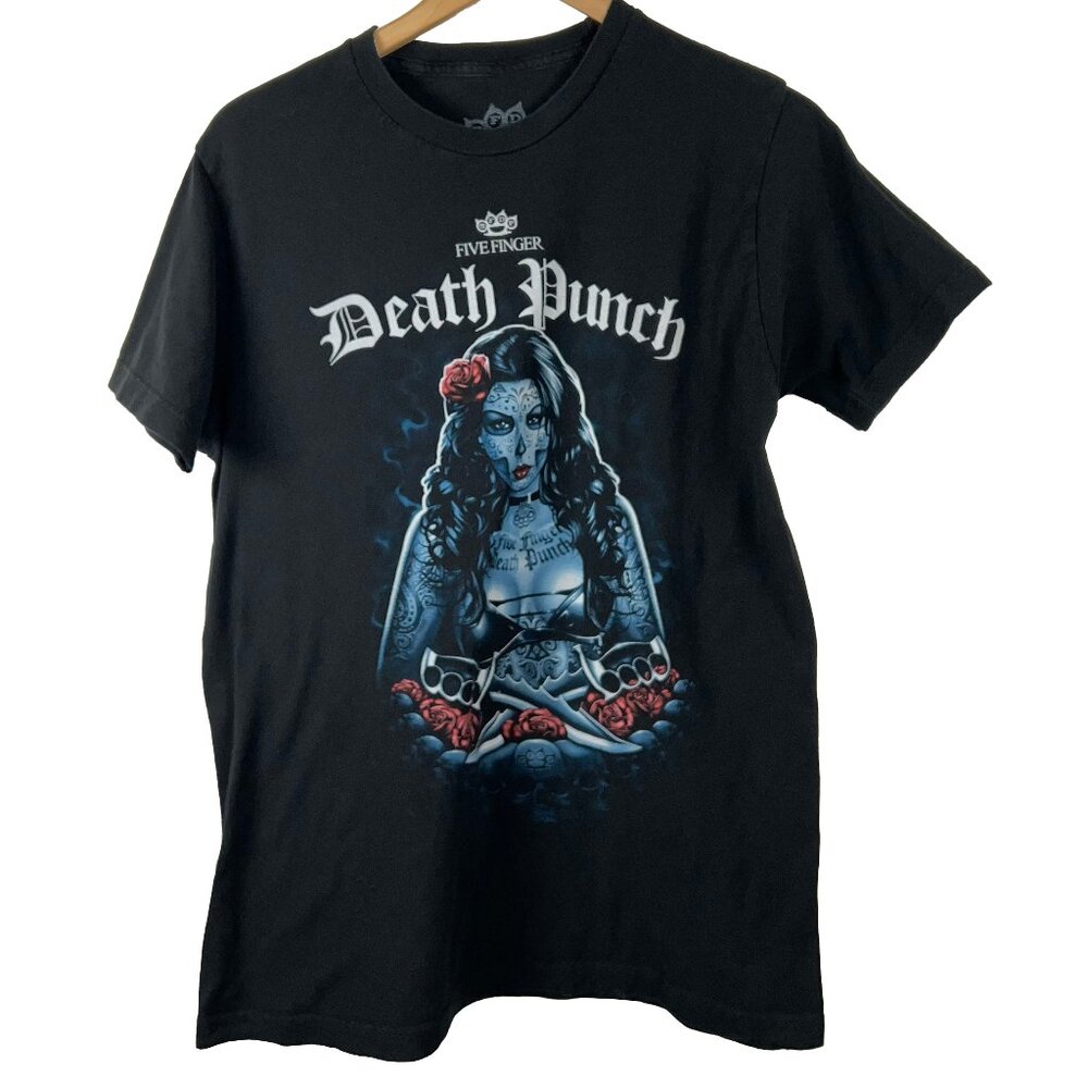 Five Finger Death Punch Lady Muerta Girls/Teens T-shirt size M